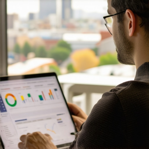Business owner reviewing Spokane local SEO data on a laptop.
