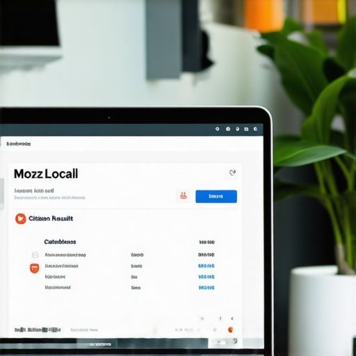 Screenshot of Moz Local dashboard displaying citation consistency checks for a Spokane business.
