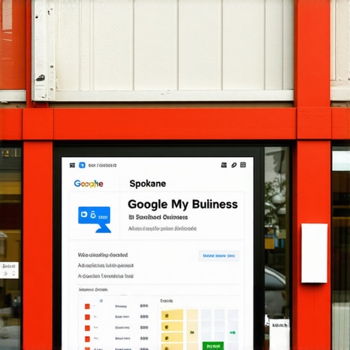 Optimized Google My Business profile of Spokane business with photos and reviews.