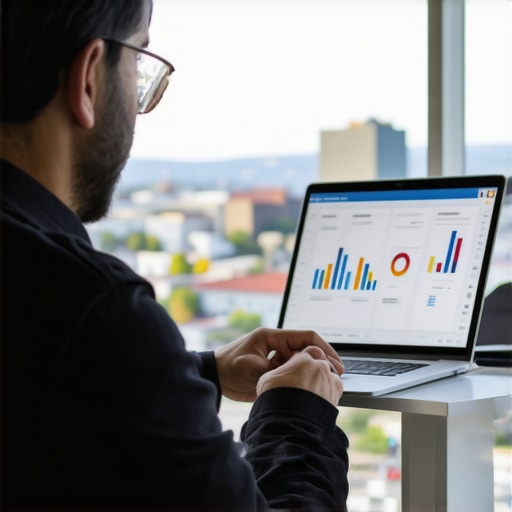 Spokane Local SEO Analysis Business owner reviewing local SEO metrics in Spokane