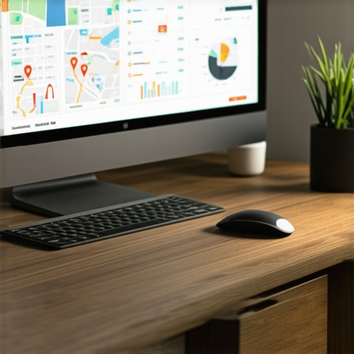 Screenshot of SEO tools managing Google My Business and local rankings.