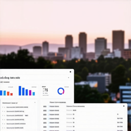 Screenshot of local SEO analytics tools showing Spokane rankings and traffic data