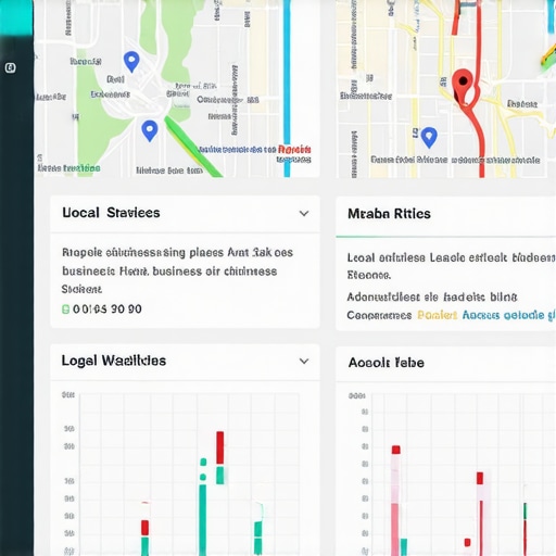 Screenshot of Bing Places dashboard with Spokane analytics