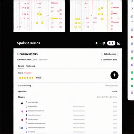 Dashboard displaying local citation, review, and ranking data for Spokane businesses.