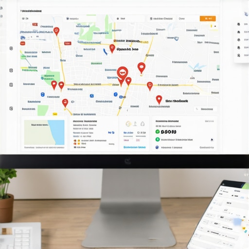 Screenshot of SEO dashboard showing Spokane Google Maps rankings and citations.
