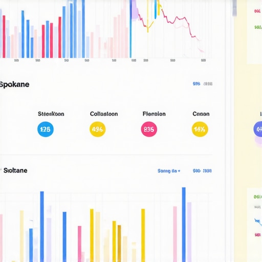 Screenshot showing local SEO rankings and citation data for Spokane