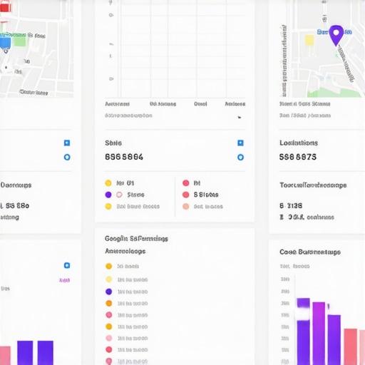 Screenshot of local SEO tools showing Spokane Google Maps rankings and analytics.