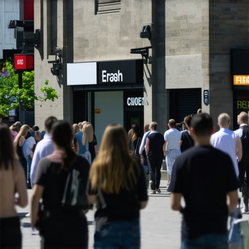 Spokane street with storefront showcasing local SEO efforts