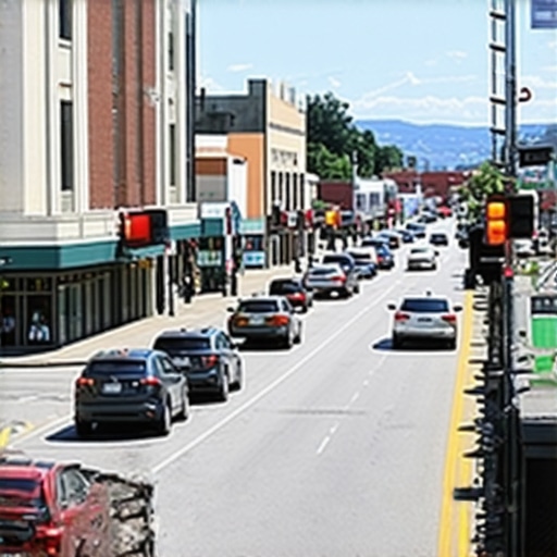 Map of Spokane highlighting local business locations